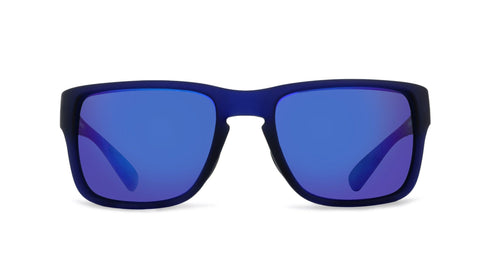 Acadia | Matte Blue | Polarized Blue Flash Lens