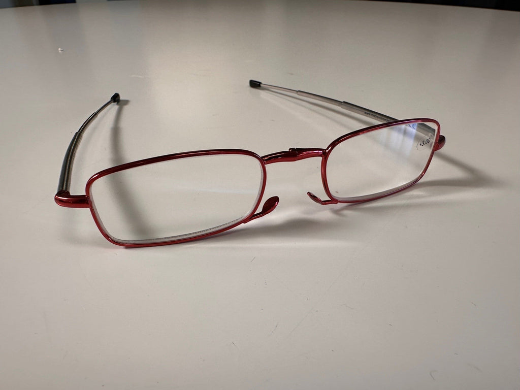 Executive Folding Pocket Eyeglasses Rectangle (Rimmed)