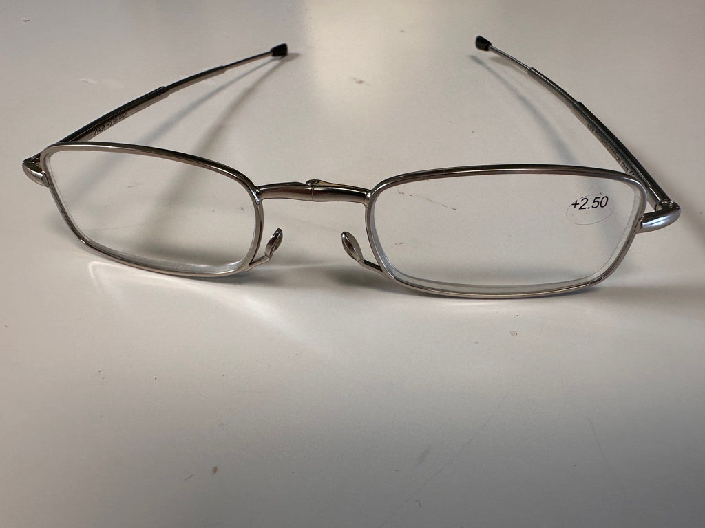 Executive Folding Pocket Eyeglasses Rectangle (Rimmed)